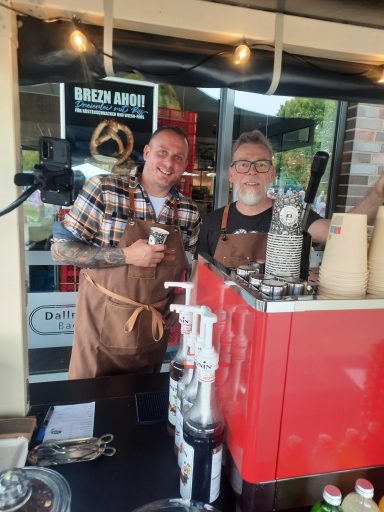 Team Barista Team beim Flohmarkt